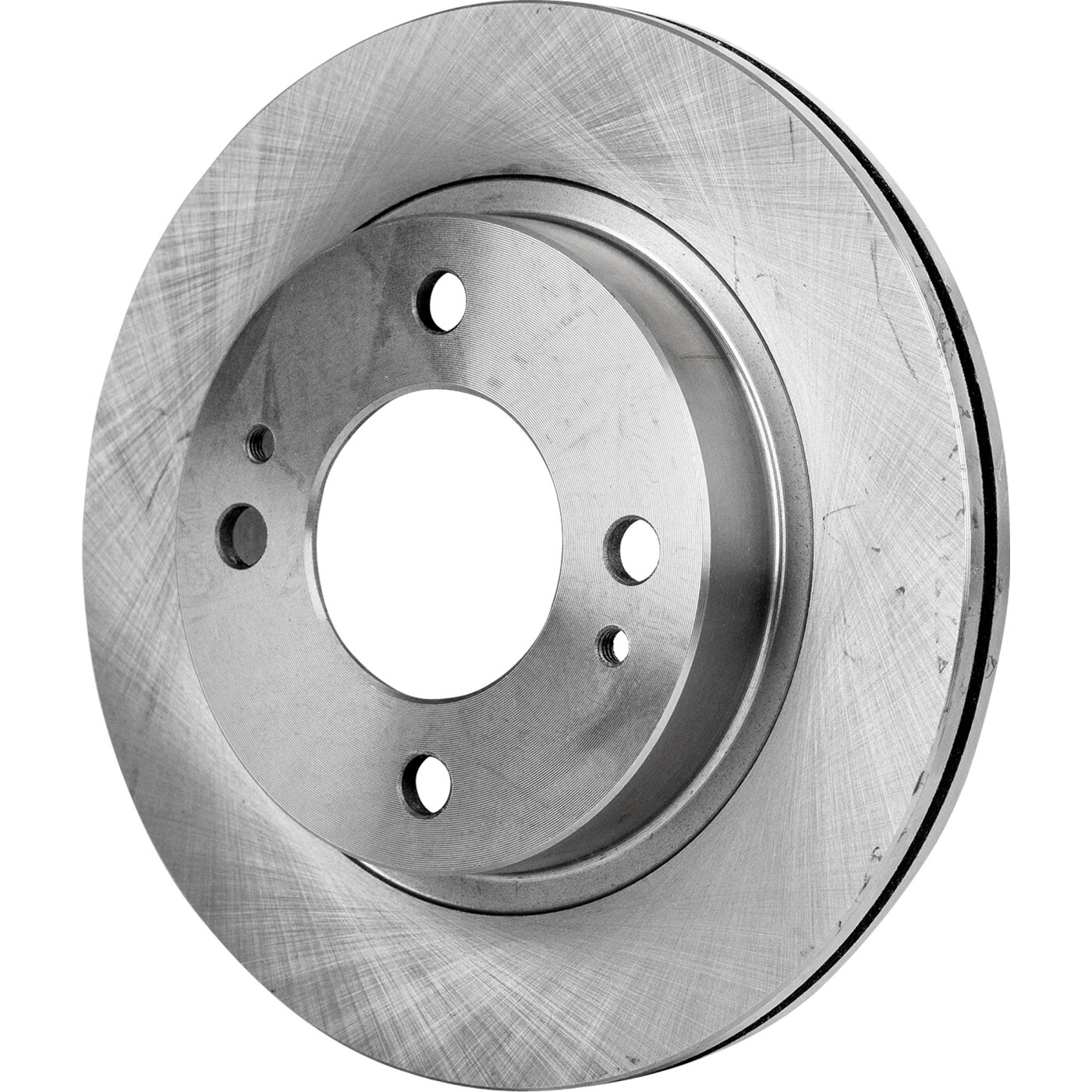 Front Brake Disc and Pad Kit For 2014-15 Mitsubishi Mirage Ceramic Plain Surface