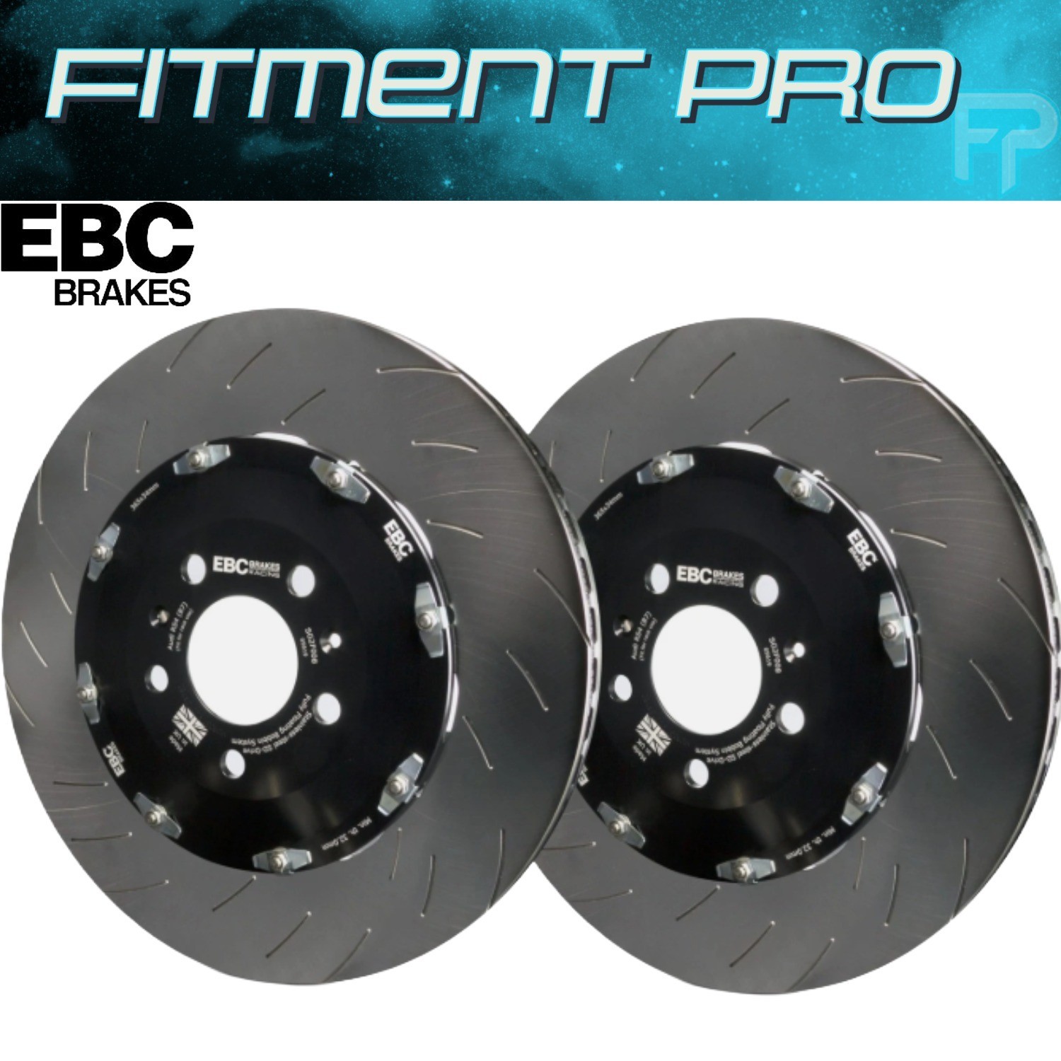 EBC Brakes 2-Piece SG Front Brake Rotors For 2023-2026 Toyota GR Corolla SG2F024
