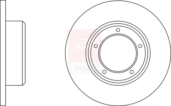 2x Brake Discs Pair Solid fits LAND ROVER 110/127 LDH 3.5 Front 83 to 90 298mm
