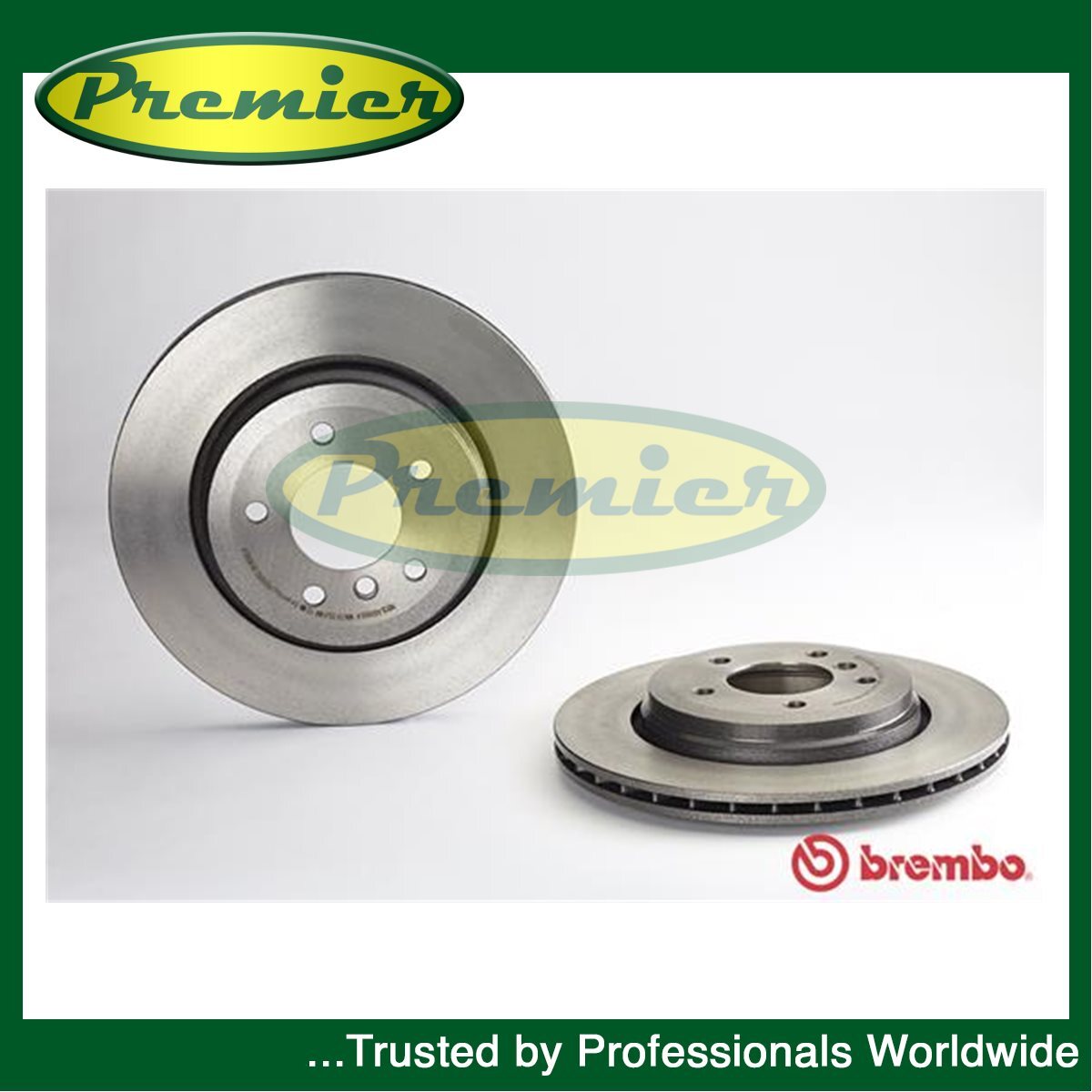 Premier Rear Brake Discs Fits BMW 3 Series 1999-2007 2.0 2.5 3.0 D