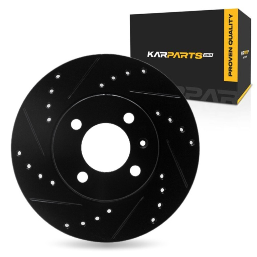 For Volkswagen Passat 1995-1997 Brake Rotor | Black | 0.79 in. Nominal Thickness