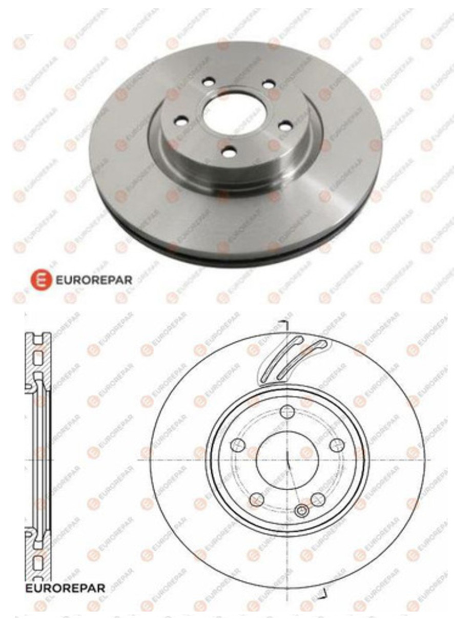 Front Brake Discs (PAIR) FOR BMW F85 X5 F15 2.0 15- 18 Hybrid 40e F15 F85 348MM