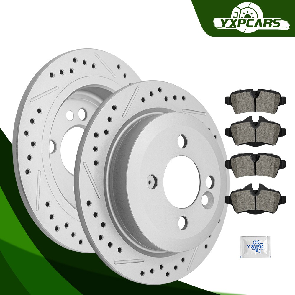 259mm Rear Disc Rotors Ceramic Brake Pads Kit for 2007 – 2013 Mini Cooper