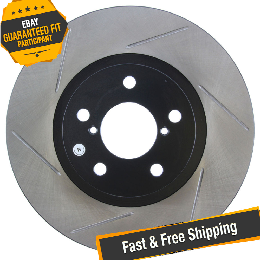 StopTech 126.47012SR Sport Slotted Front Brake Rotor for 98-16 Subaru Impreza