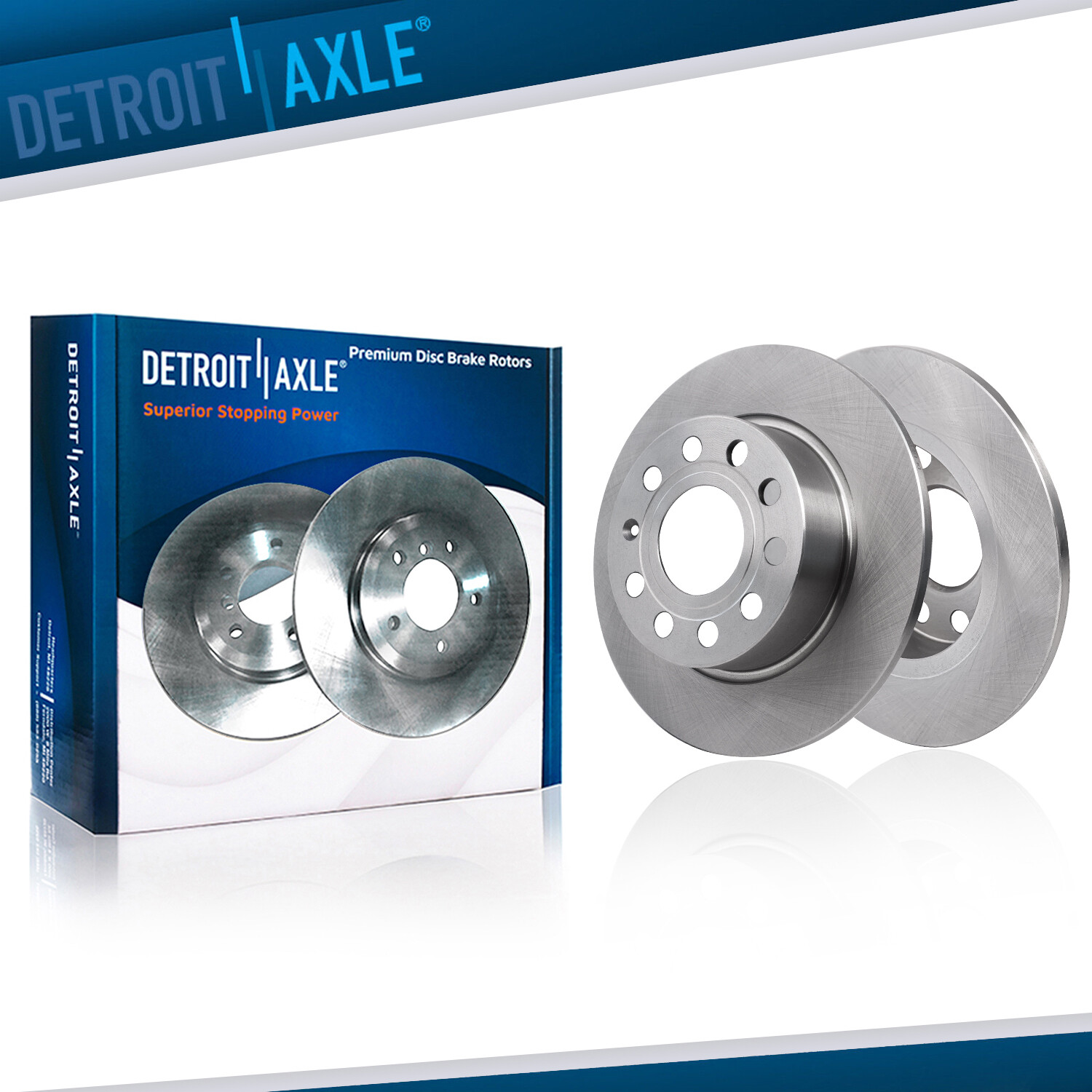 10.70″272mm Rear Disc Brake Rotors for Volkswagen GTI E-Golf Alltrack Sportwagen
