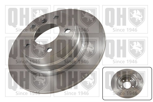 2x Brake Discs Pair Solid fits BMW 118 E81, E87 2.0 Rear 06 to 11 296mm Set QH