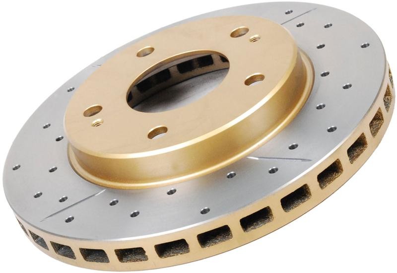 DBA X Street Series Rear Dual-Drilled Rotor for Subaru Impreza 2008-2014