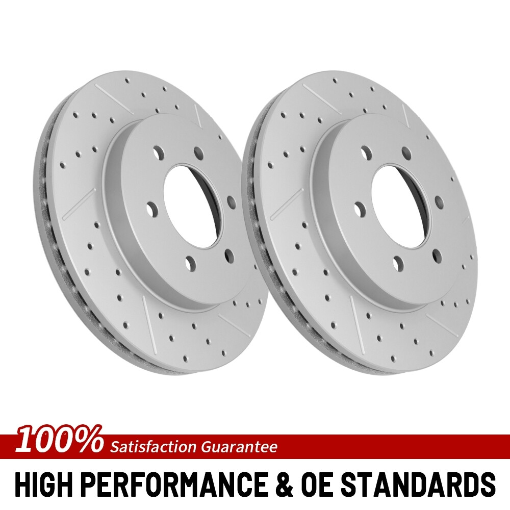 4WD Front Brake Rotors For 2005 2006 2007 2008 Ford F-150 06-08 Lincoln Mark Lt