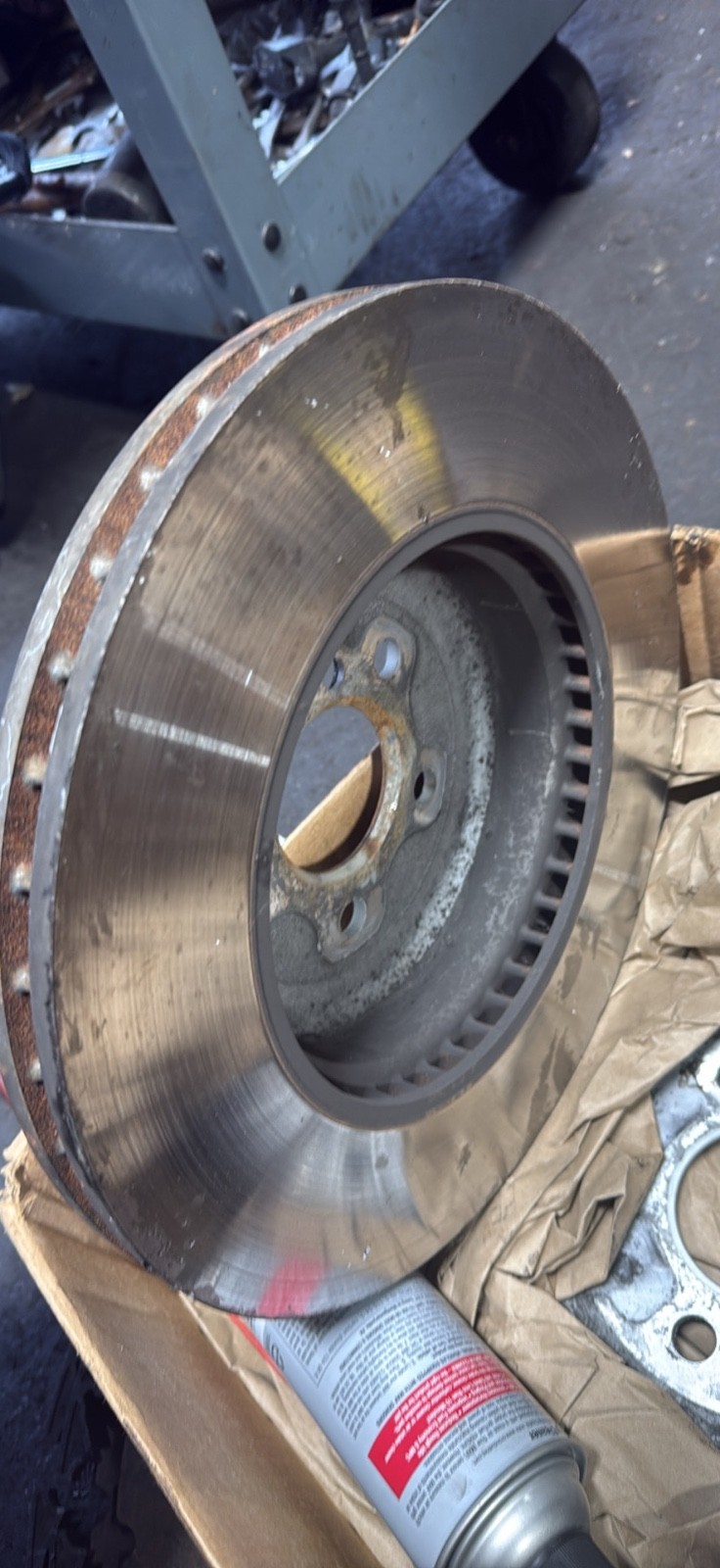 disc rotor 348/30 mm Zimmerman used for 2000miles only, mint condition