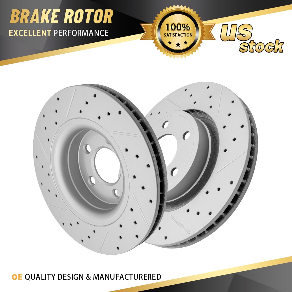 12.60 inch Front Brake Rotors for 2015 – 2024 Ford Mustang w/o Performance Pkg