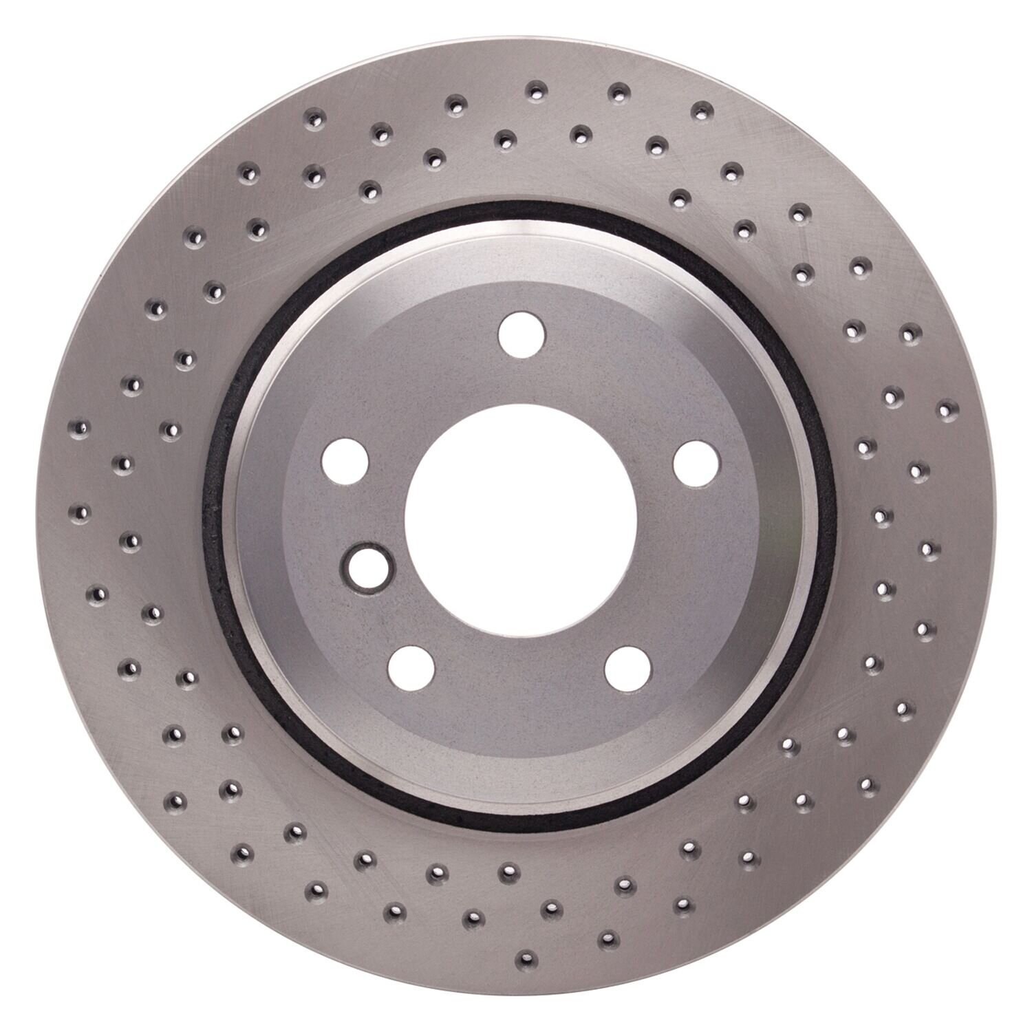 For BMW 330Ci 2001-2006 R1 Concepts Drilled 1-Piece Rear Brake Rotor