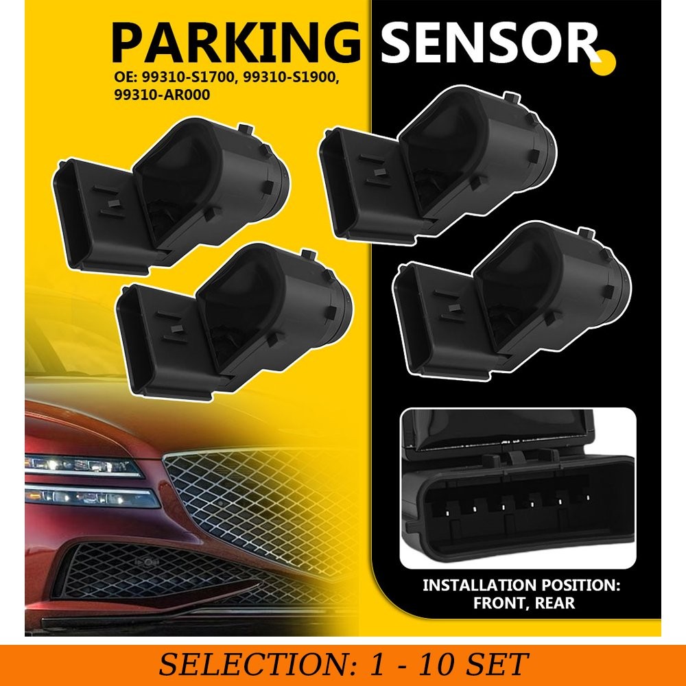 4-40 For 2024-2025 Hyundai Elantra Bumper Reverse Parking Sensor Aid System 6Pin