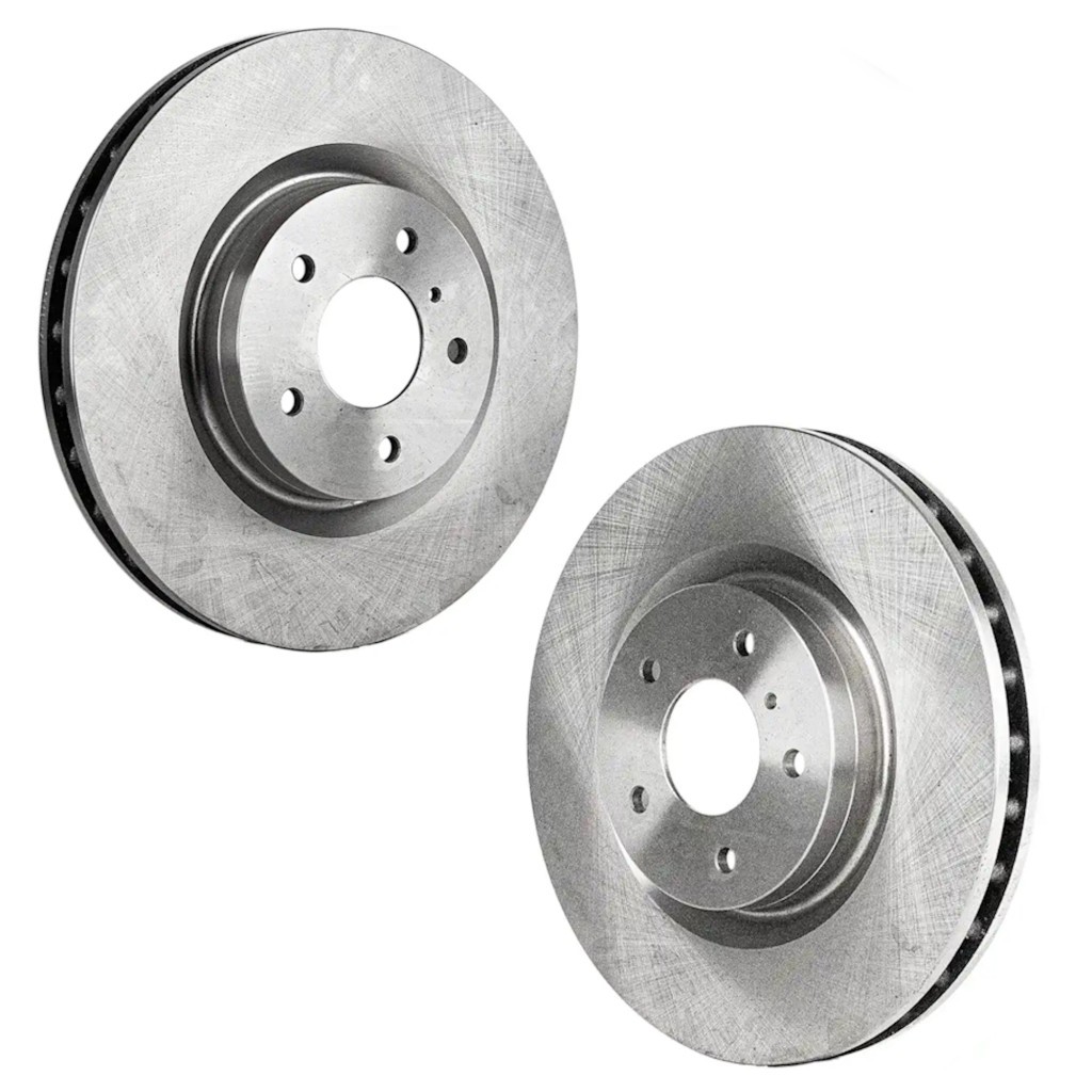 For Nissan 350Z 2003-2008 Brake Discs | Front | 2-Wheel Set | Cast Iron Natural