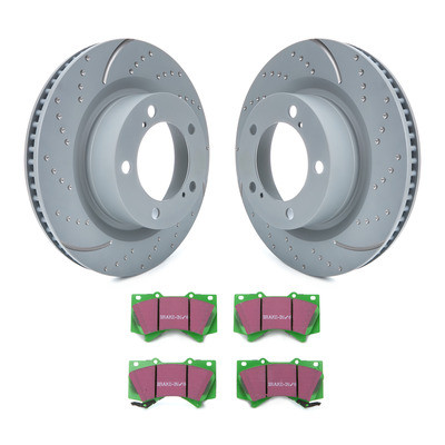 Ebc Brakes Usa S3KF1191, Kit Gray Iron Brake Rotor & Pad Kit Greenstuff Toyota