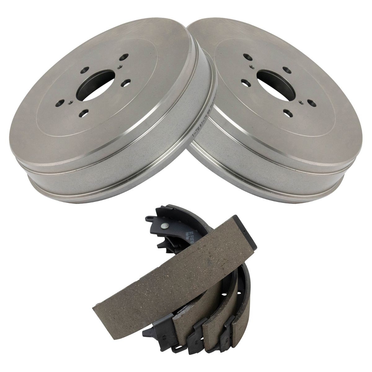 Brake Drum & Brake Shoe Rear LH & RH Kit Set for 05-15 Toyota Tacoma 5 Lug
