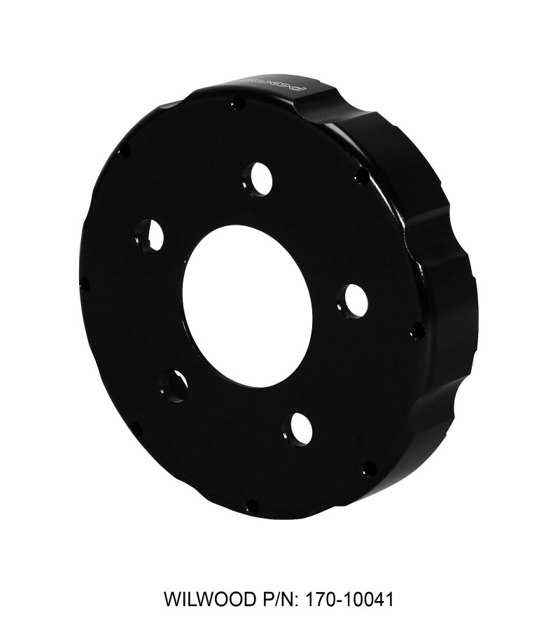 Wilwood 170-10041 Brake Rotor Hat 8×7 BP 5×4.50 BP 1.230 Offset 2.8 Center Black