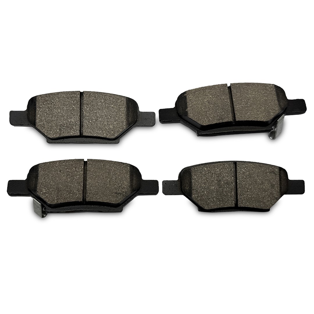 6pcs For Chevrolet Malibu 2004 – 2012 Disc Rotors + Ceramic Brake Pads Rear Kits