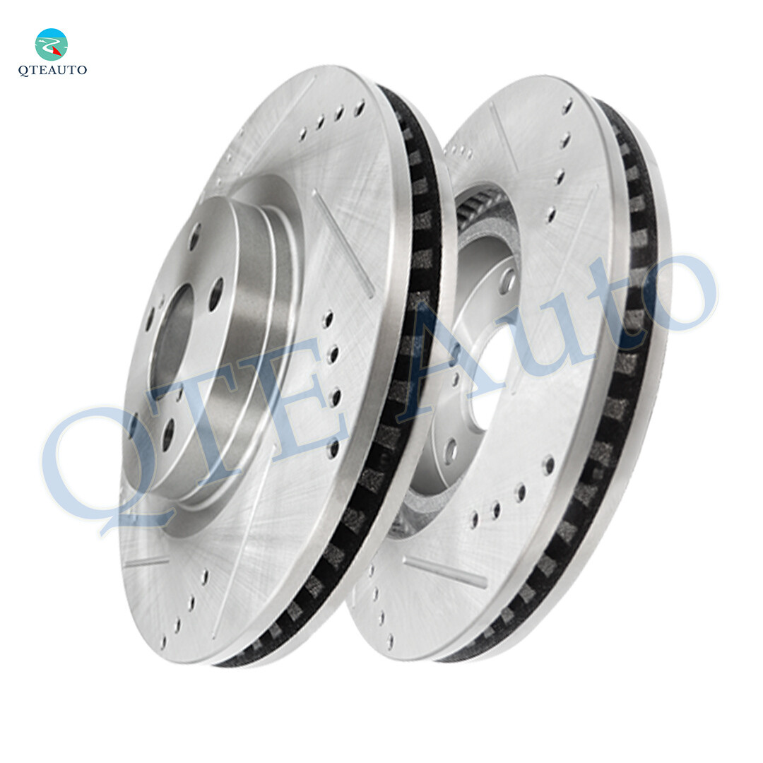 Front Drilled Slotted Disc Brake Rotors For 2016 Scion Im Base