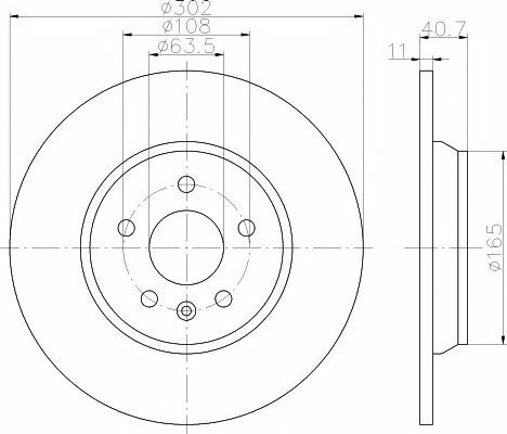 TEXTAR Rear Axle BRAKE DISCS + BRAKE PADS SET for VOLVO V70 III D5 2007-2009