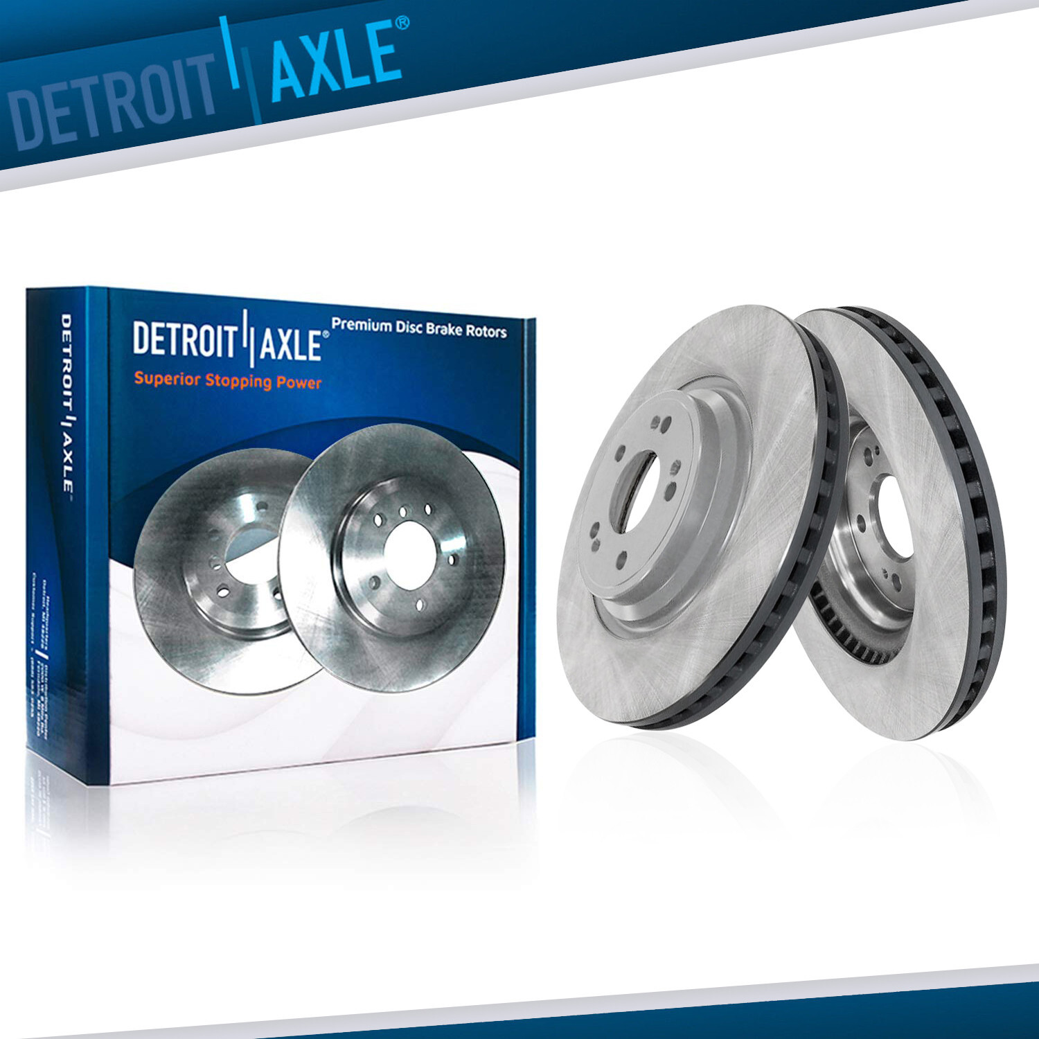 13.58 inch (345mm) Front Disc Brake Rotors Set for 2021 2022 2023 Genesis G80