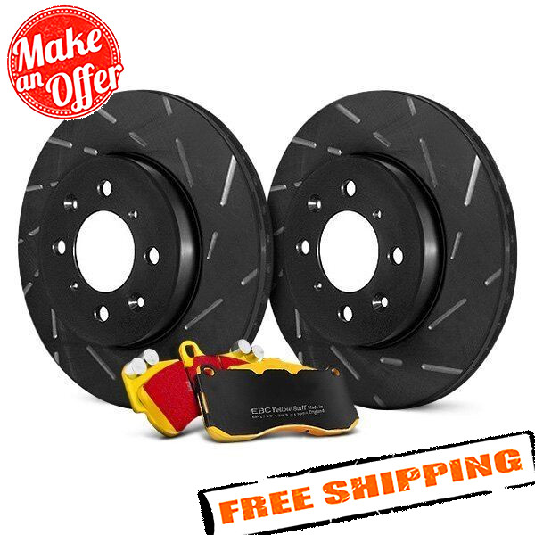 EBC S9KR1275 Stage 9 Super Sleeper Slotted Rear Brake Kit for 02-10 Lexus SC430