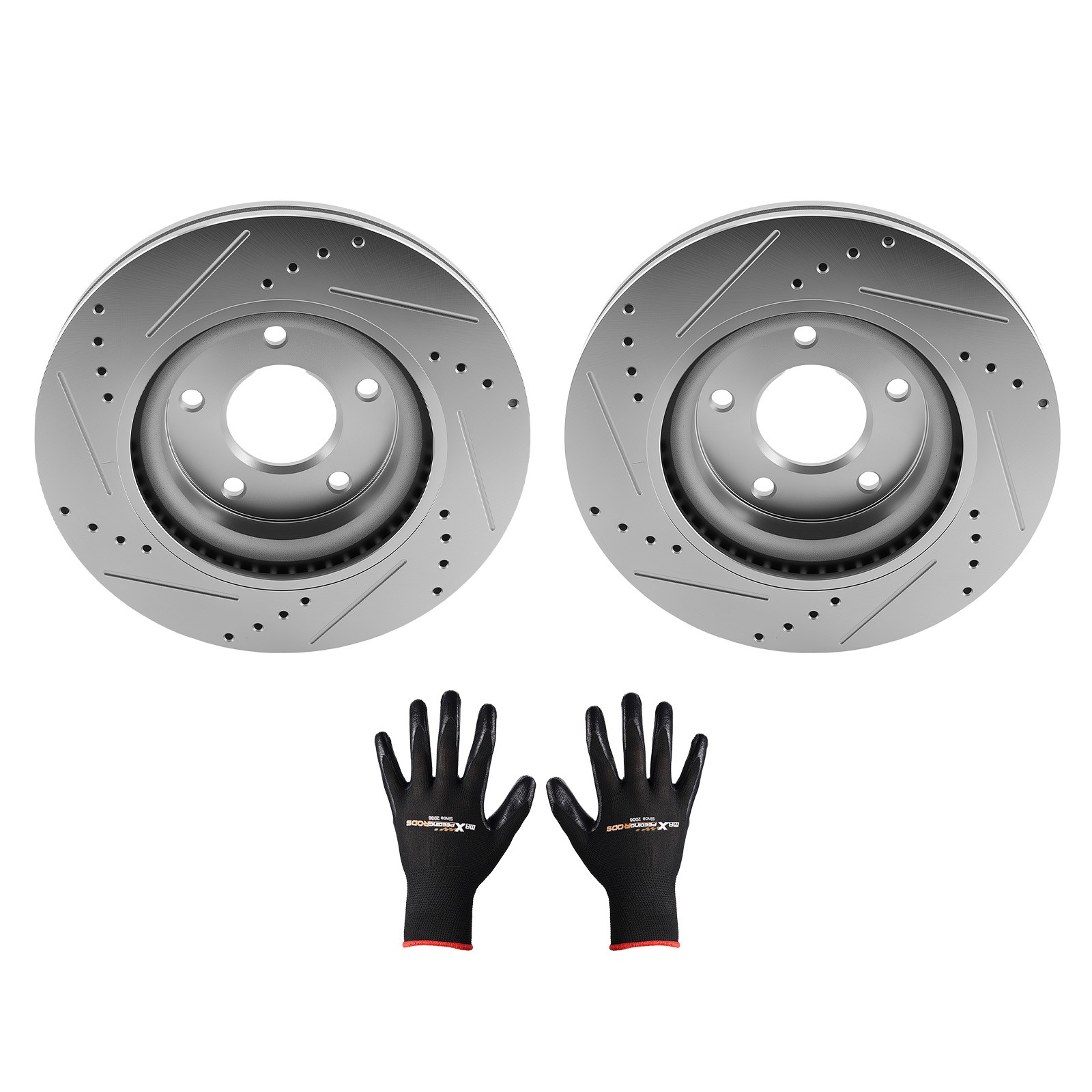 2x Front Drilled & Slotted Brake Rotors Set For Nissan Altima 2007-2025 S-31464