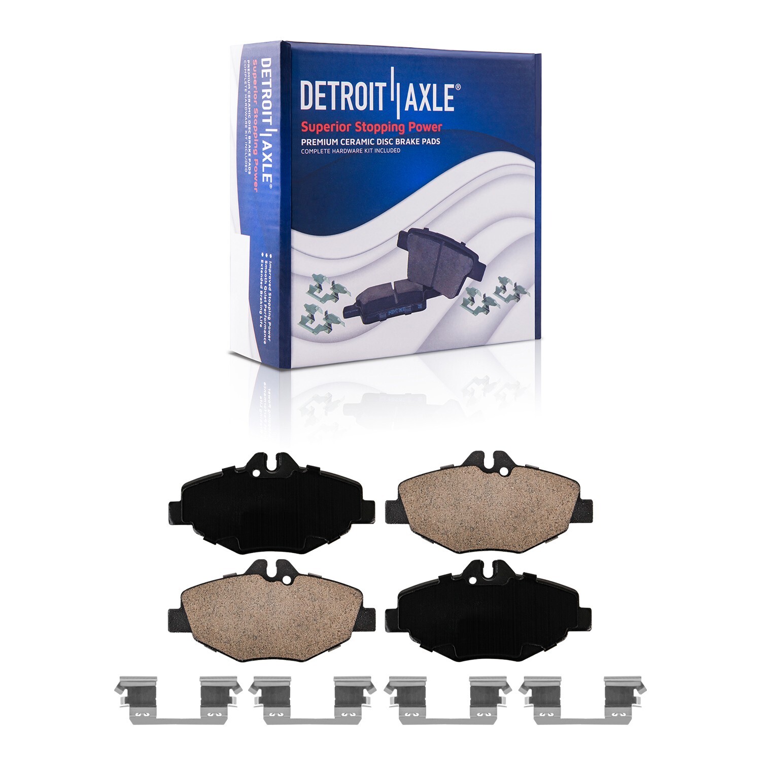 295mm Front Drilled Brake Rotors + Ceramic Pads for Mercedes-Benz E320 E350