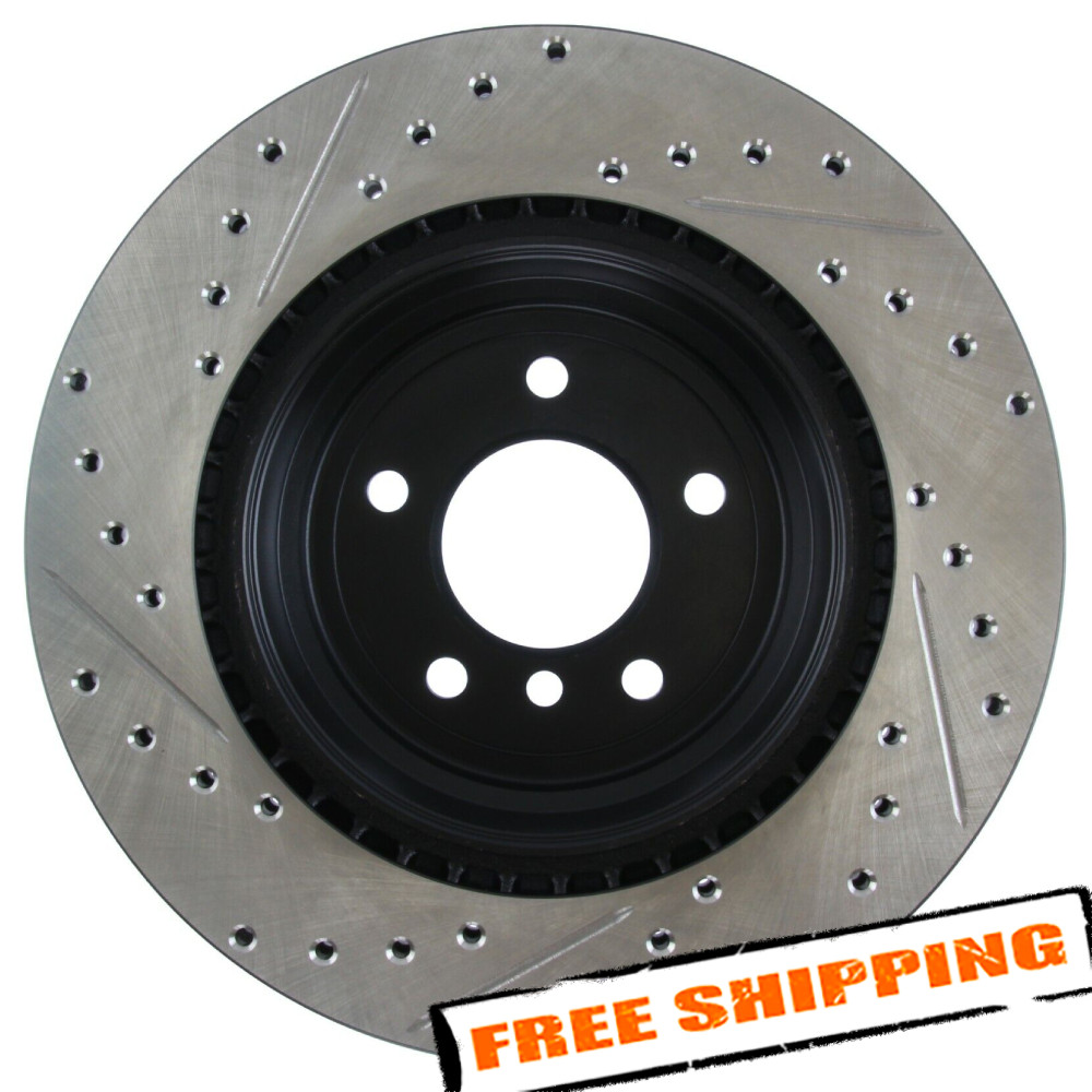 StopTech Sport Drilled & Slotted 1-Piece Rear Brake Rotor for 10-15 BMW X1