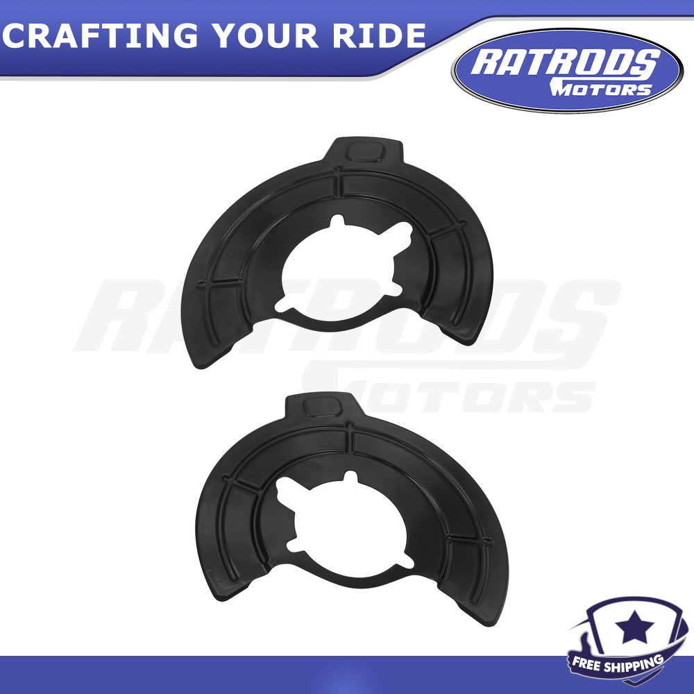 For 2007-2018 Jeep Wrangler Jk 2 Pcs Front Disc Brake Splash Shields 68043286AB