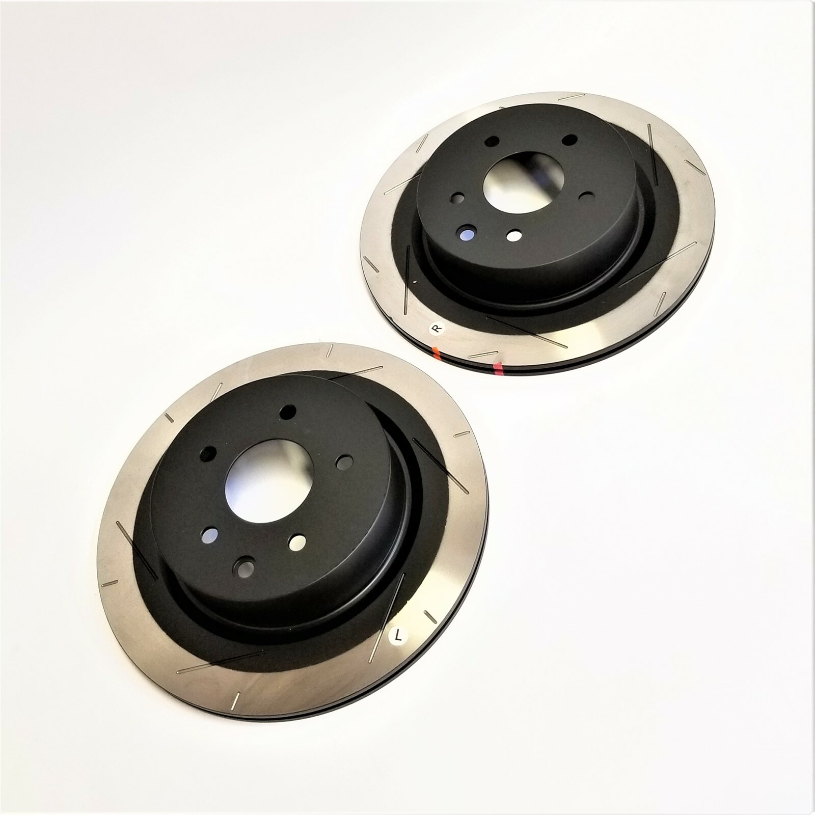 42309SL-SR DBA Rear Left & Right PAIR Slotted Rotors for 08-18 Infinity & Nissan