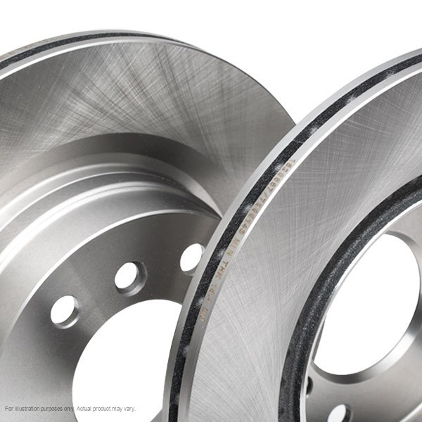 2x APEC Rear Brake Discs Fits BMW 1 Sports Hatch (F21) 147kW/200HP/1995cc