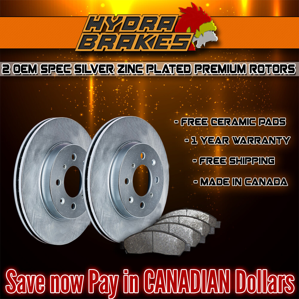 FITS 2014 Ford Explorer Heavy Duty OE BLANK BRAKE ROTORS CERAMIC SLV F