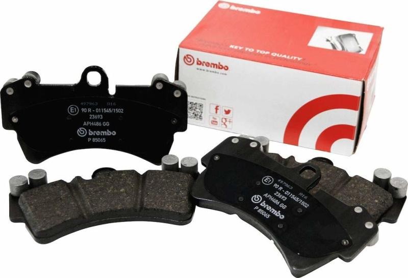Brembo OE Premium NAO Ceramic Front Brake Pads for 2010-2018 Audi A6, A7, A8