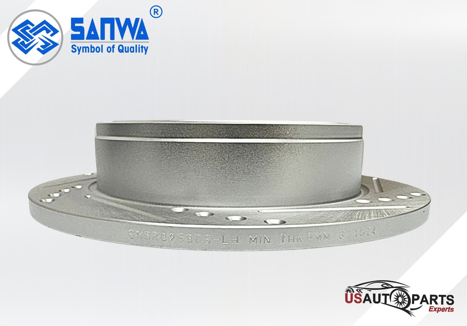 REAR LH BRAKE ROTOR SOLID & GEOMET COATED D&S 239 mm FOR ACURA CIVIC 90-01 1.8L