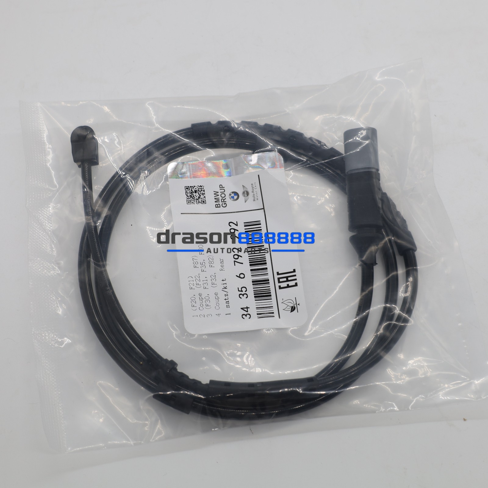 Rear Brake Pad Wear Sensor FOR BMW F20 F30 228i 320i 328i 328d 335 34356792292