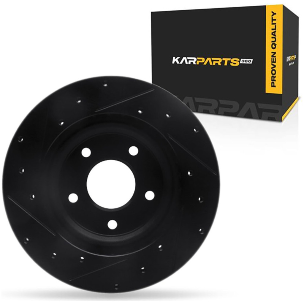For Dodge Caliber 2007-2012 Disc Brake Rotor | Black | 1.02in. Nominal Thickness