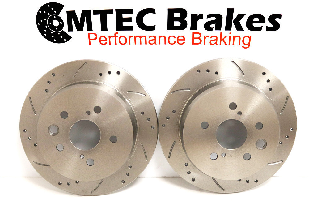 Honda Civic Type R 2.0 Rear Performance Drilled Grooved Brake Discs EP3 01-06