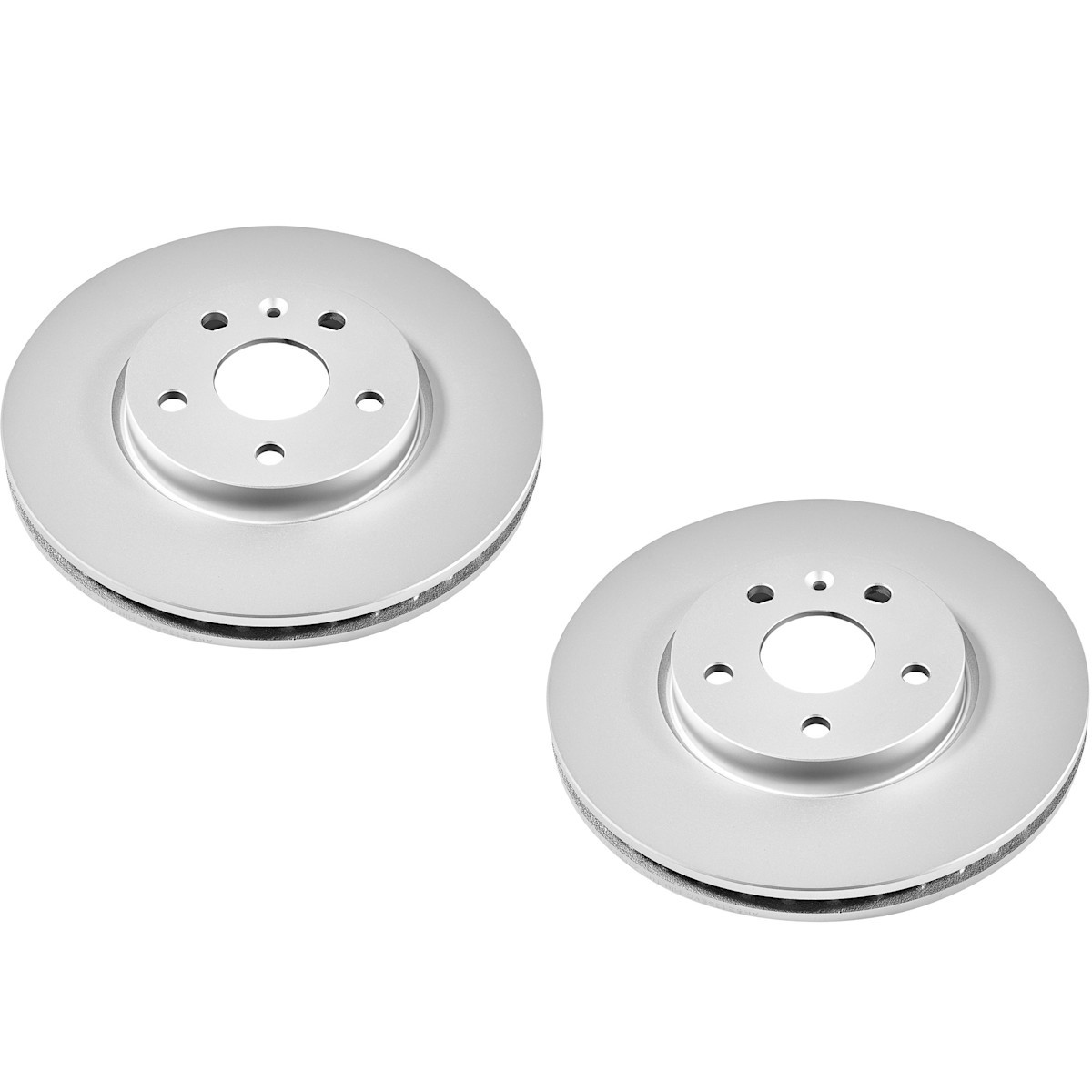 SET-P15JBR1152EVC-2 Powerstop Brake Discs 2-Wheel Set Front for Lexus RX350