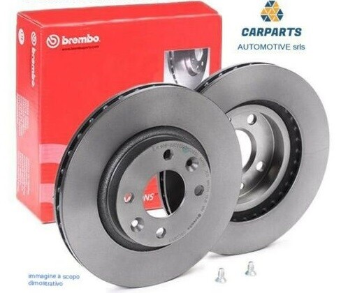PAIR OF BRAKE DISCS BREMBO ANT FOR MERCEDES A CLASS W168 A 140 MM260