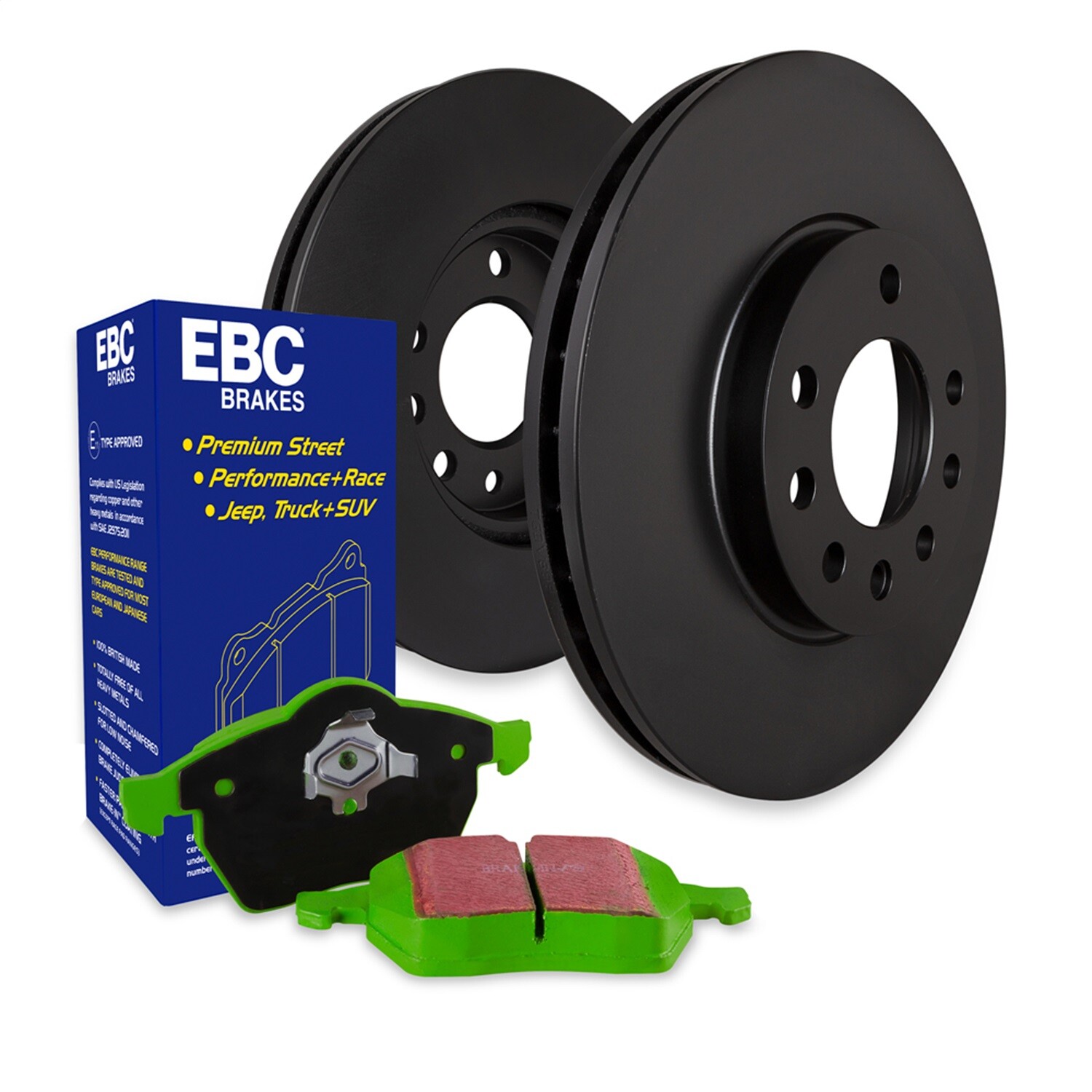 EBC Brakes S11KF1427 S11 Kits Greenstuff 2000 and RK Rotors