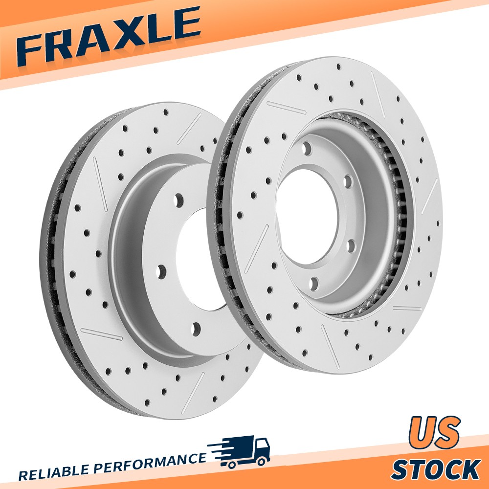 2* Front 311mm Disc Brake Rotors Set for 2019 2020 2021 2022 2023 Ford Ranger