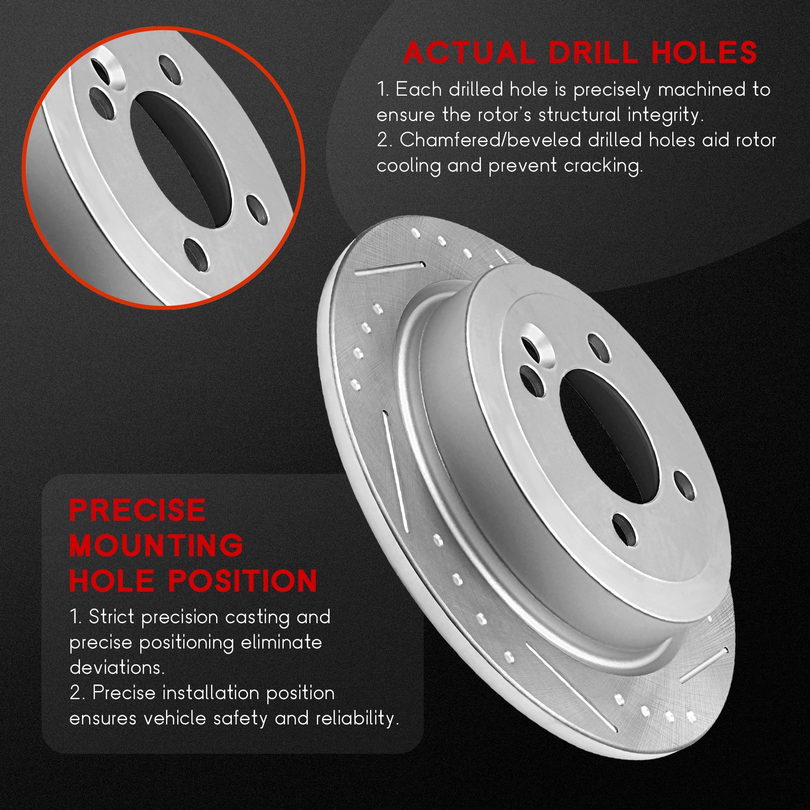Front & Rear Brakes Rotors + Ceramic Pads for 2002 2003 2004-2006 Mini Cooper