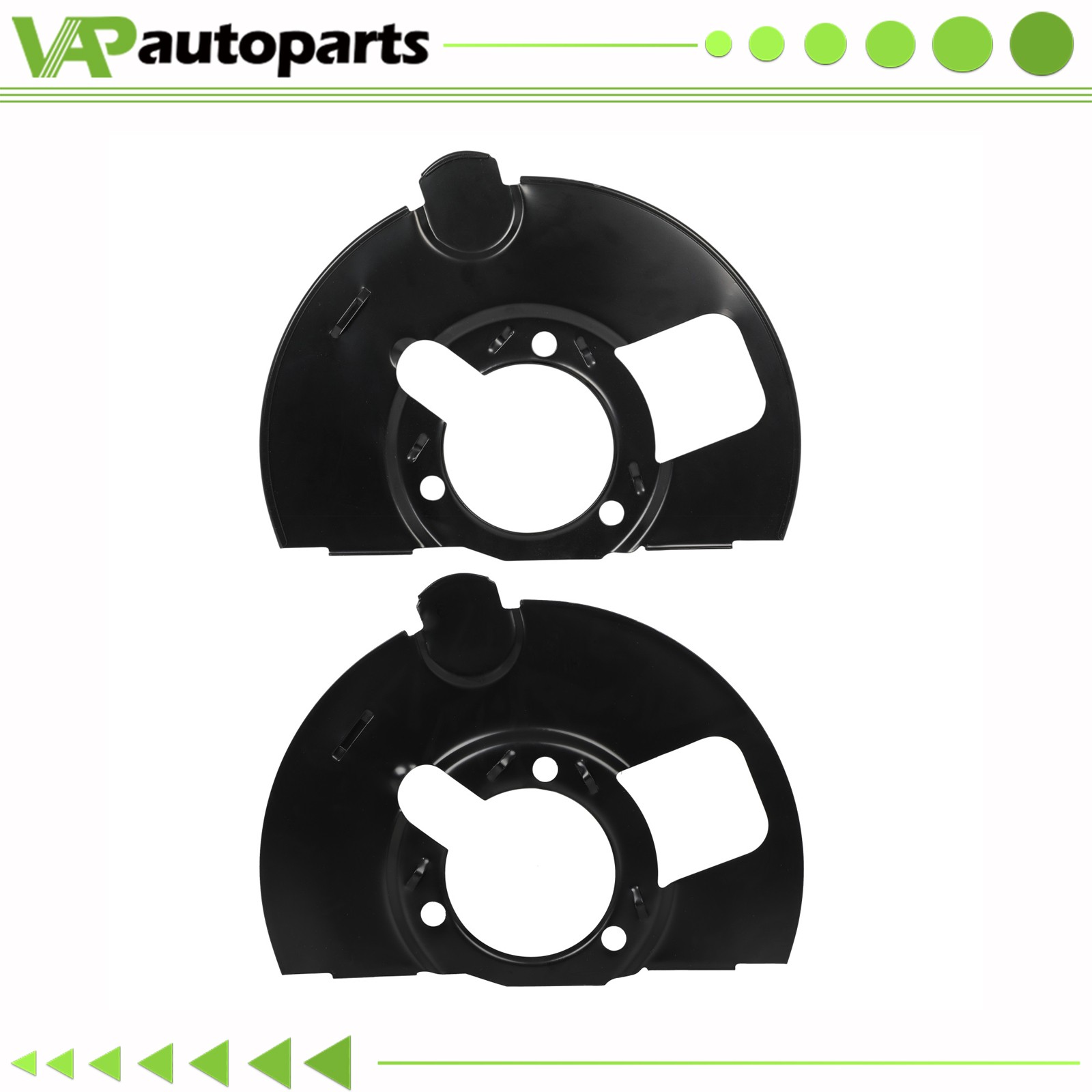 Front Left & Right Brake Dust Shield Set For GMC Sierra 1500 2014-2018