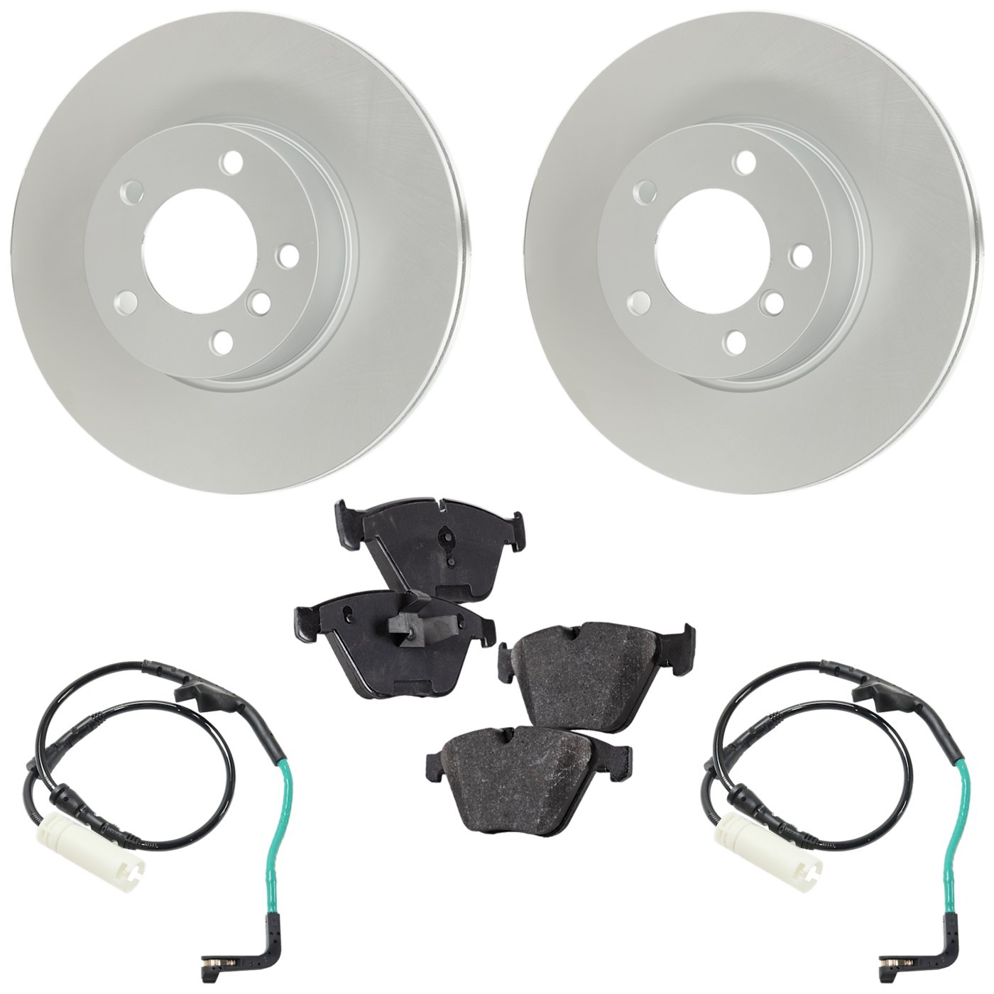 Front Brake Disc Rotors and Pads Kit for 328 E93 3 Series BMW 328i E92 328xi 08