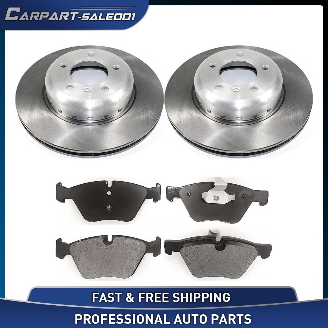 12.99″ Front Disc Brake Rotors Brake Pads Kit for 2009 BMW Z4 3.2L