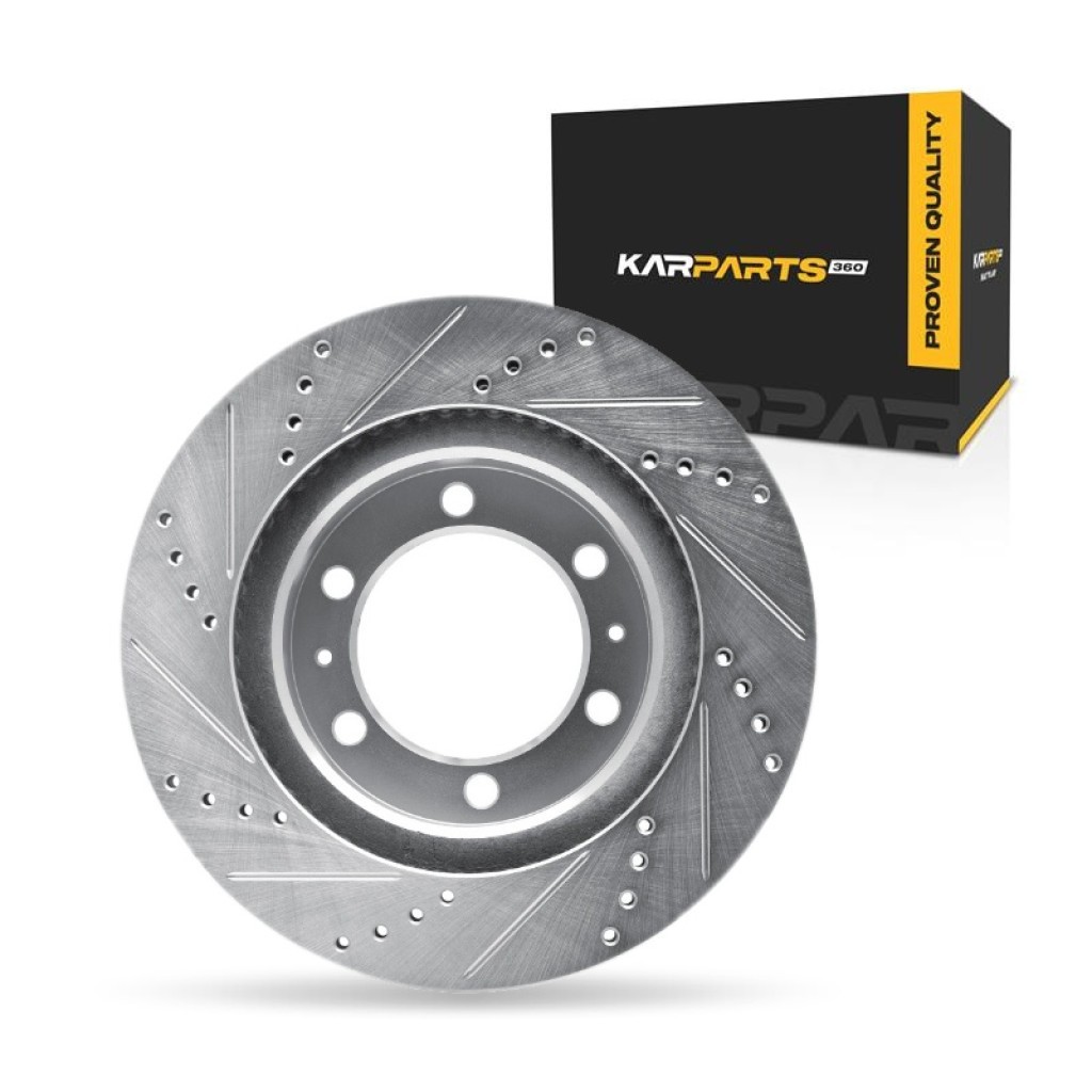For Toyota Hilux 2009-2012 Disc Brake Rotor Front, Passenger Side | Cast Iron