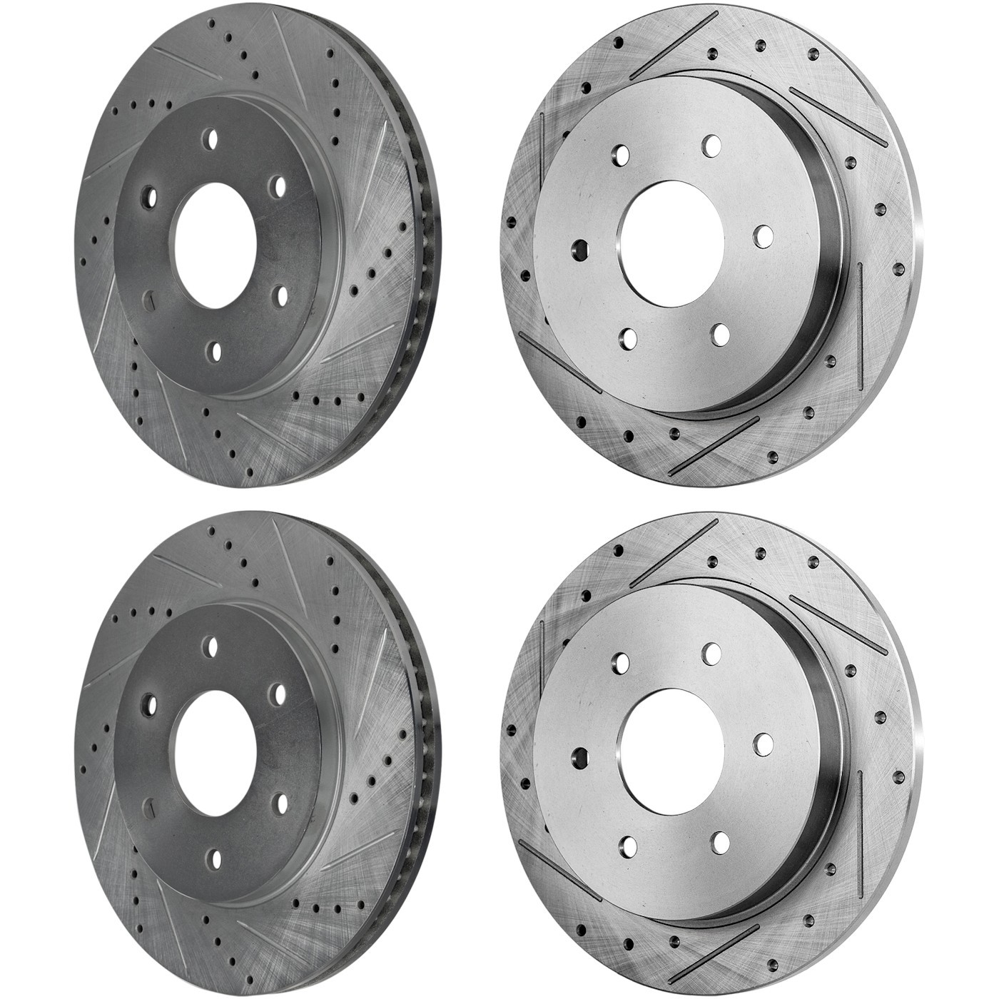 Front & Rear Brake Disc Rotors for INFINITI QX56 Nissan Armada TITAN Pathfinder