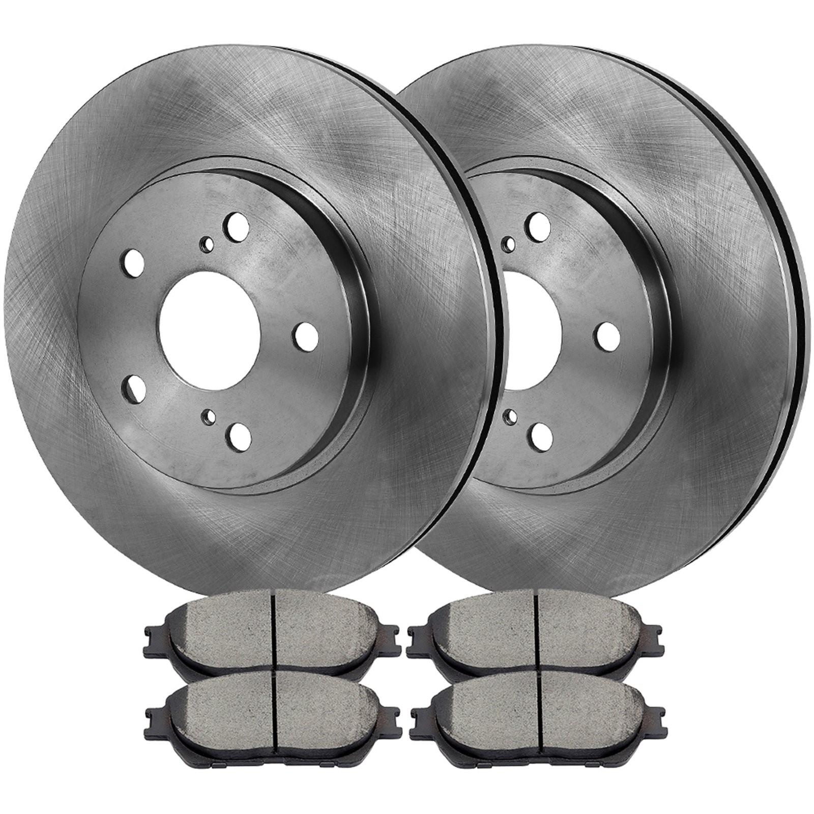 For 2004-2008 Toyota Solara 2.4L Front Ceramic Brake Pads And Disc Rotors