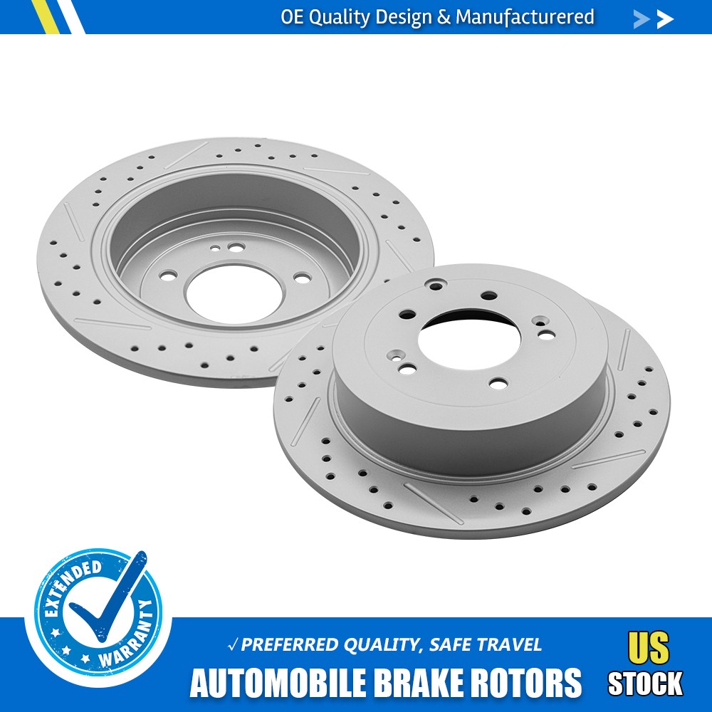 11.89 inch Rear Brake Disc Rotors For Hyundai Tucson 2016 2017-2021 Kia Sportage