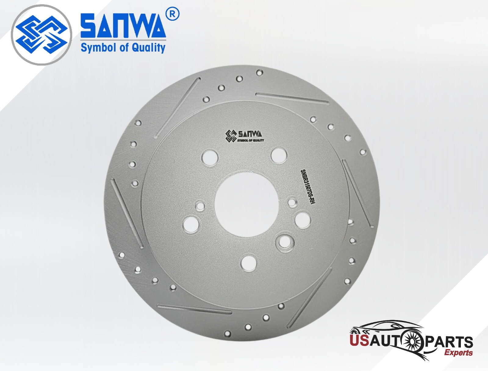 REAR RH BRAKE ROTOR SOLID & COATED GEOMET D&S 272MM FOR TOYOTA HIGHLANDER 08-14